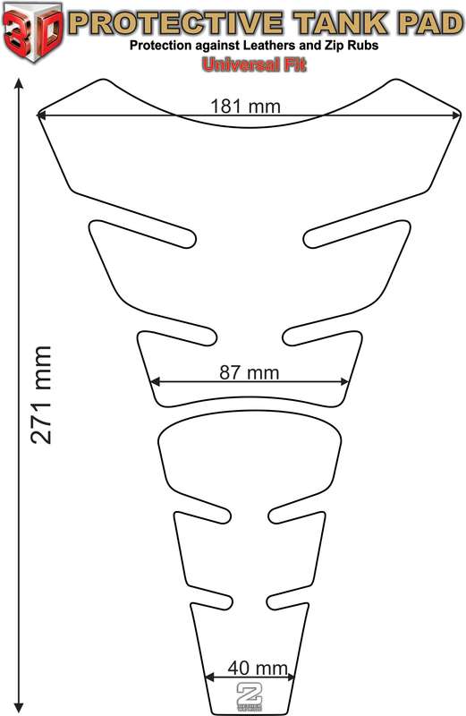 Ducati SuperSport Red Standard Motor Bike Tank Pad Protector 2016 -2023