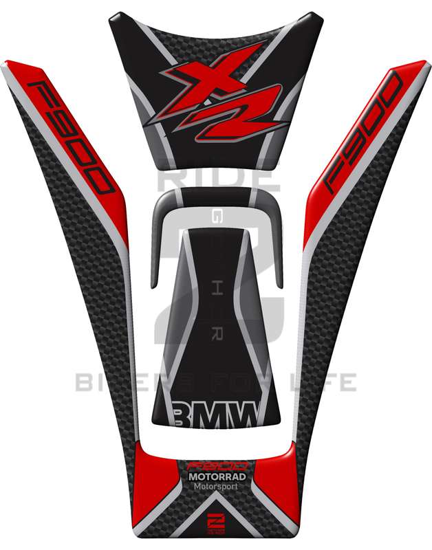 BMW F 900 XR Red  Motor Bike Tank Pad / Protector 2020 - 2023