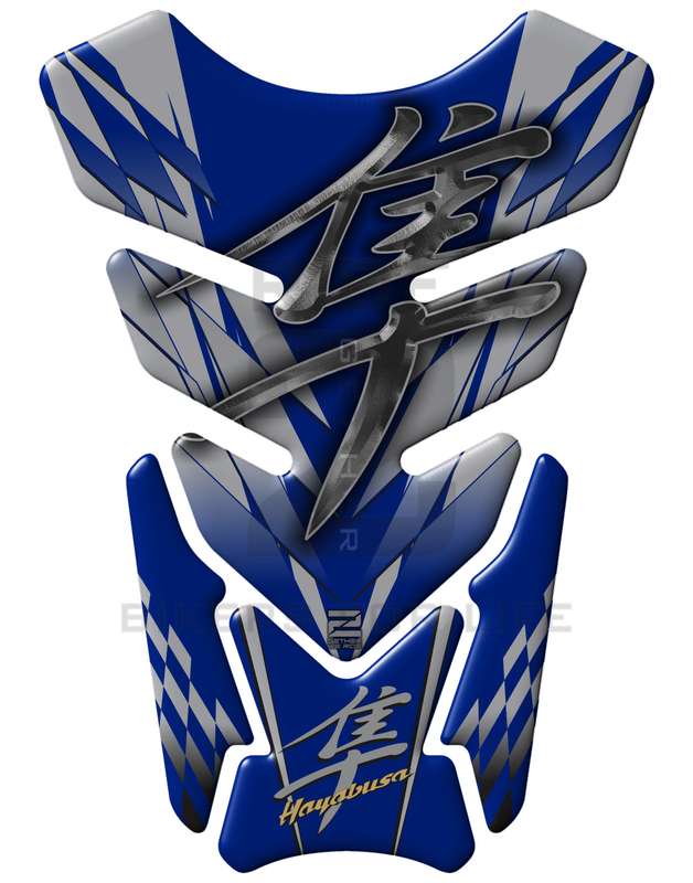 Suzuki Hayabusa Blue and Grey Tank Pad Protector. 1999 - 2021