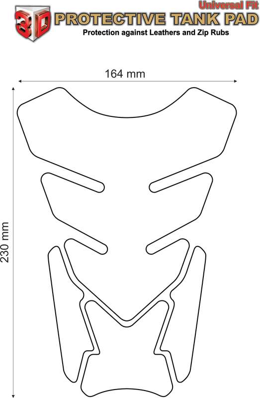 Motor Bike tank Pad -  Aprilia  RSV 1000 - MILLE - RS250 - RSV4 - RSV4R - FALCO. Italia Factory  ...