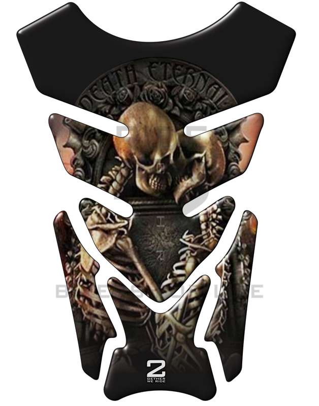 Universal Fit Death Eternal Lovers Reaper Motor Bike Tank Pad Protector. A Street Pad which fits ...