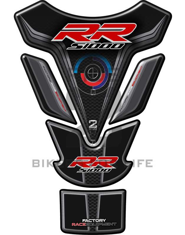 BMW S 1000 RR BMW Midnight Black Motor Bike Tank Pad  Protector 2009 - 2020