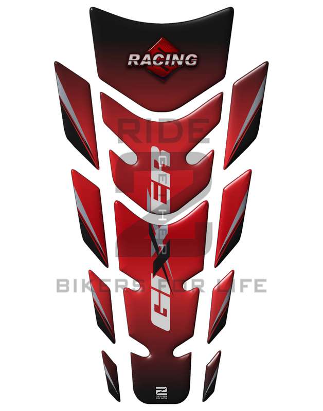 Suzuki GIXXR Red Motor Bike Tank Pad.