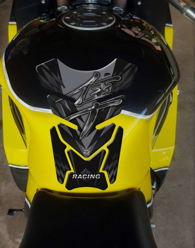 Suzuki Hayabusa Gun Metal Black  Motro Bike Tank Pad Protector. 1999 - 2021. A universal fit Haya...
