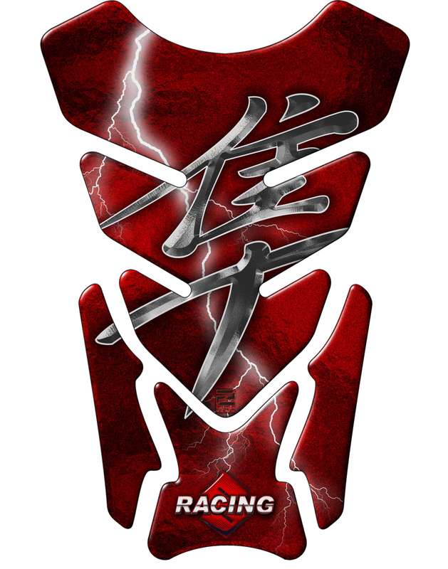 Suzuki Hayabusa Red and Silver Motro Bike Tank Pad Protector. 1999 - 2021. A universal fit Haya B...