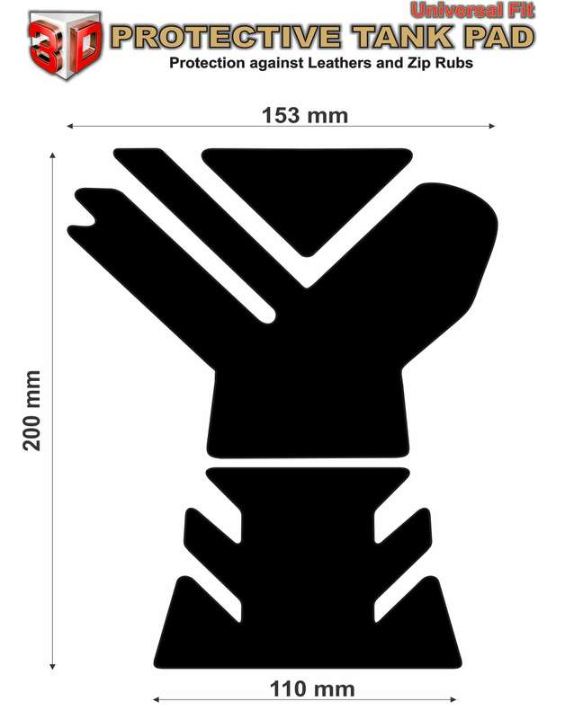 Aprilia RSV4 Red and Carbon Black Motor Bike Tank Pad Protector. 2021 -2023