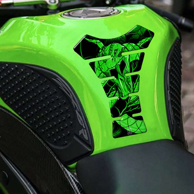 Universal Fit Black and White Viper Motor Bike Tank Pad Protector. A Street Pad which fits most m...