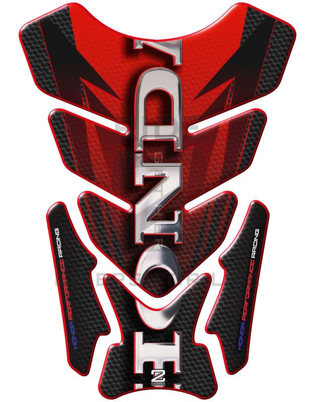 Honda CBR, NC Series, CB Series, Twin Africa - Red, Black, Carbon Fibre and Chrome with Honey Com...