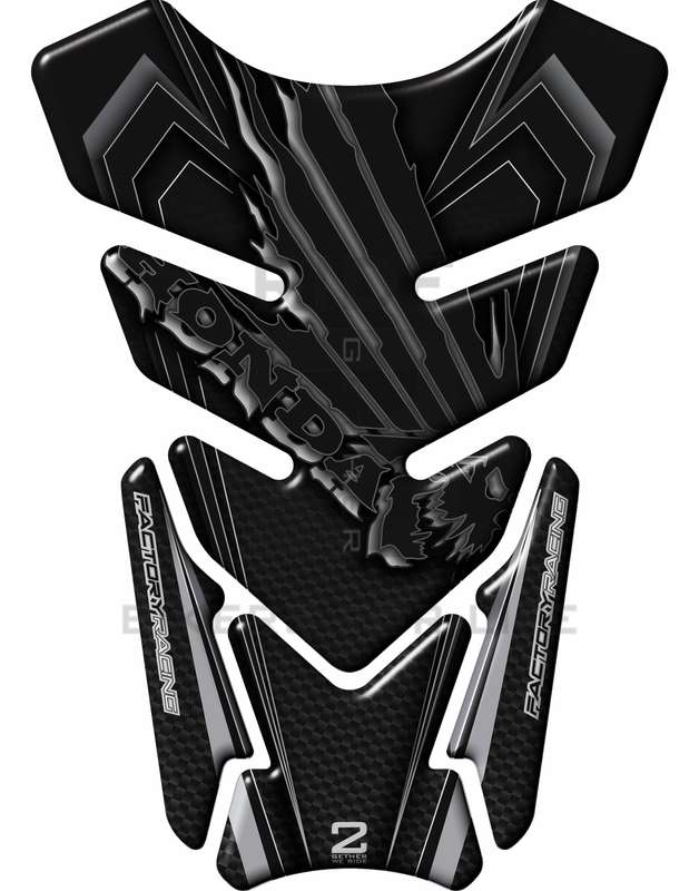 Motor Bike Tank Pad- Honda CBR, NC Series, CB Series, Twin Africa - Black Carbon Fibre Protective...