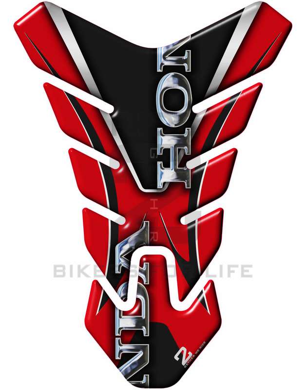 Motor Bike Tank Pad- Honda CBR, NC Series, CB Series, Twin Africa - Red and Black Protective Tank...