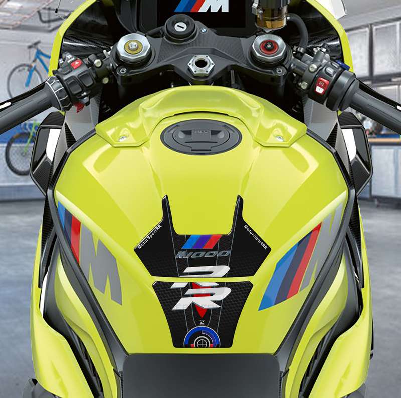Motor Bike Tank Pad  BMW M 1000 RR Black Motor Bike Tank Pad  Protector.  2022 - 2023