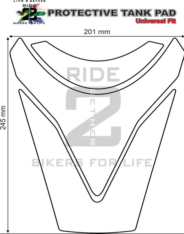 Aprilia Tuona RSV4 Carbon Fibre Black Tank Pad protector .  2009 - 2014
