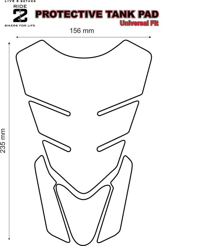 BMW R 1200 GS Adventure Silver with Silver GS Motor Bike Tank Pad Protector.