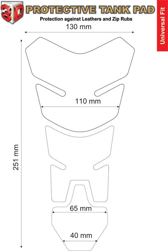 BMW K 1300 R Orange and Black Motor Bike Tank Pad Protector. Standard Fit