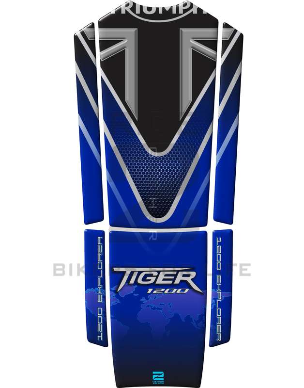 Triumph Tiger 1200 Explorer Blue, Black and Carbon Fibre. 2018 -2023