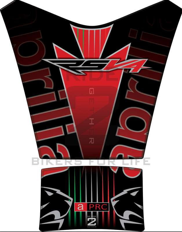 Aprilia Tuona RSV4 Black Tank Pad 2015 - 2019
