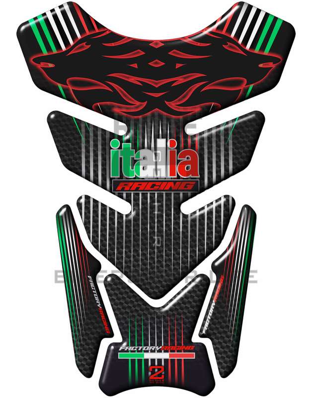 Aprilia  RSV 1000 - MILLE - RS250 - RSV4 - RSV4R - FALCO etc Italia Racing Black and Red Carbon F...