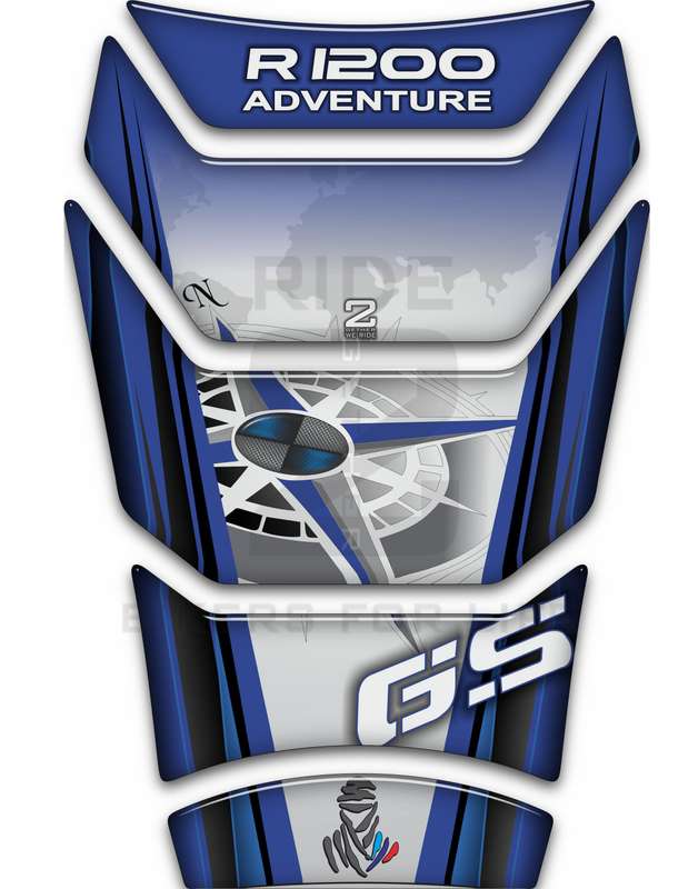 BMW R 1200 GS Adventure  Blue Motor Bike Tank Pad / Protector - 2006 - 2013