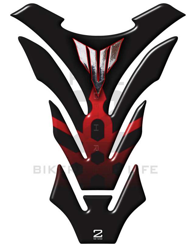 Yamaha MT Series. Red and Black Slim Series Motor Bike Tank Pad Protectors. MT 01. MT 03. MT 07. ...