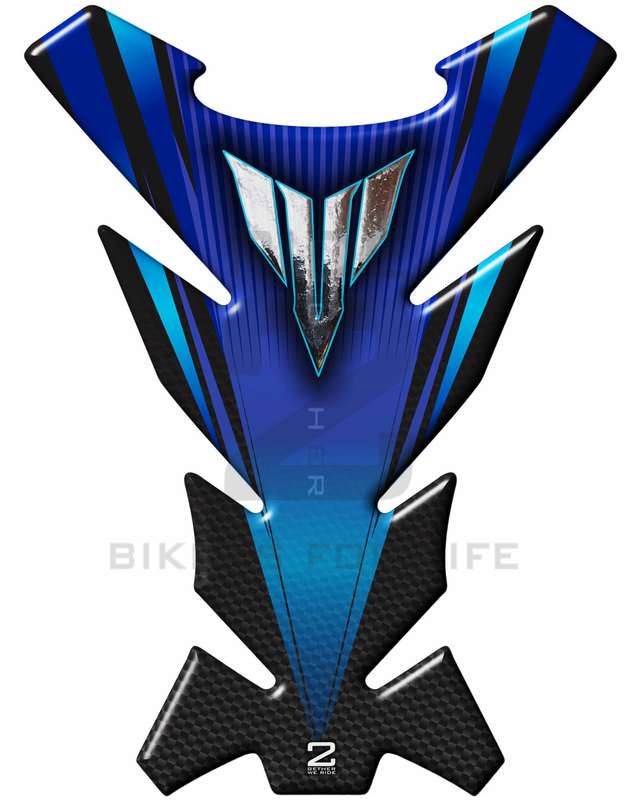 Yamaha MT Series. Blue and Black Series Motor Bike Tank Pad Protectors. MT 01. MT 03. MT 07. MT 0...