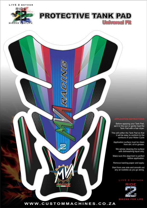 MV Agusta Blue Standard Tank Pad
