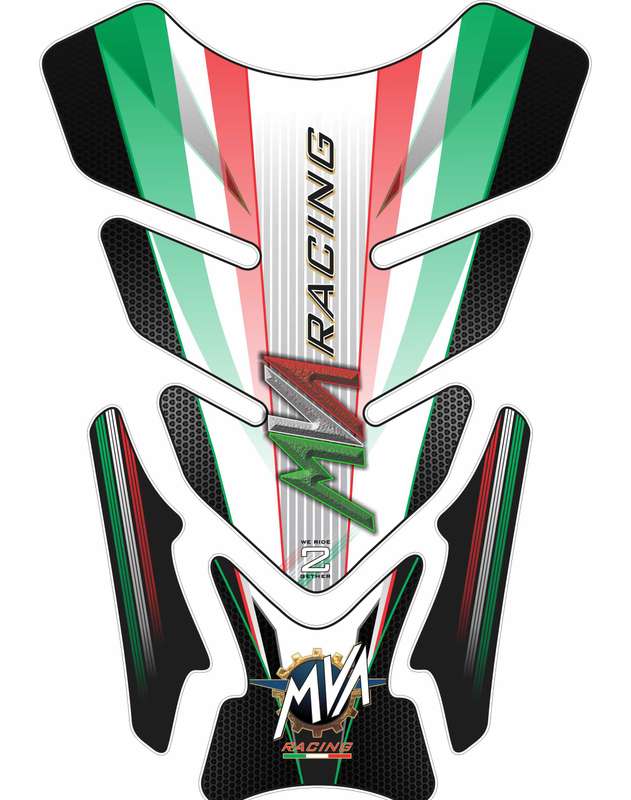 MV Agusta White Standard Tank Pad