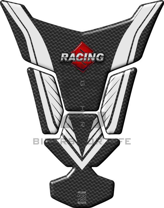 Suzuki Black Carbon Fibre Tank Pad Protector. Fits 2016 -2022 models
