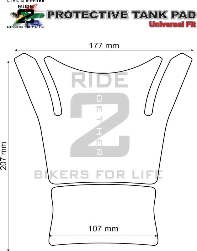Aprilia Tuono V4 2021 - 2022  Red Tank Pad Protector.