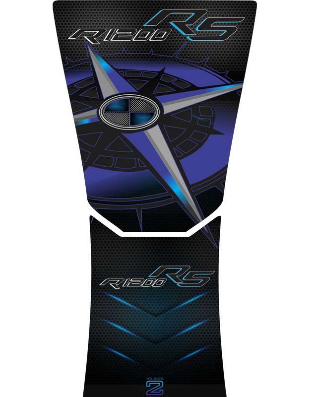 BMW R 1200 RS Blue Bike Tank Pad