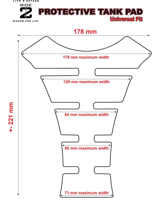 Aprilia RSV 1000 - MILLE - RS250 - RSV4 - RSV4R - FALCO etc Red Motor Bike  Tank Pad / Protector....
