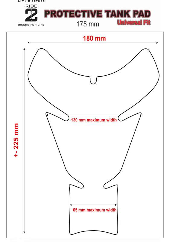 Universal Fit Multi Colour Thunder Flaming Skull Motor Bike Tank Pad Protector. A Street Pad whic...