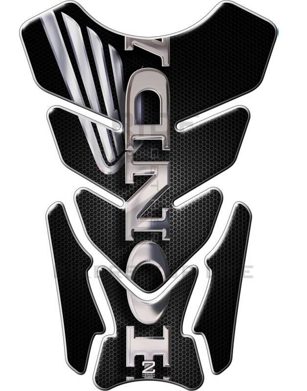 Honda CBR, NC Series, CB Series, Twin Africa - Silver , Black and Chrome with Honey Comb Protecti...