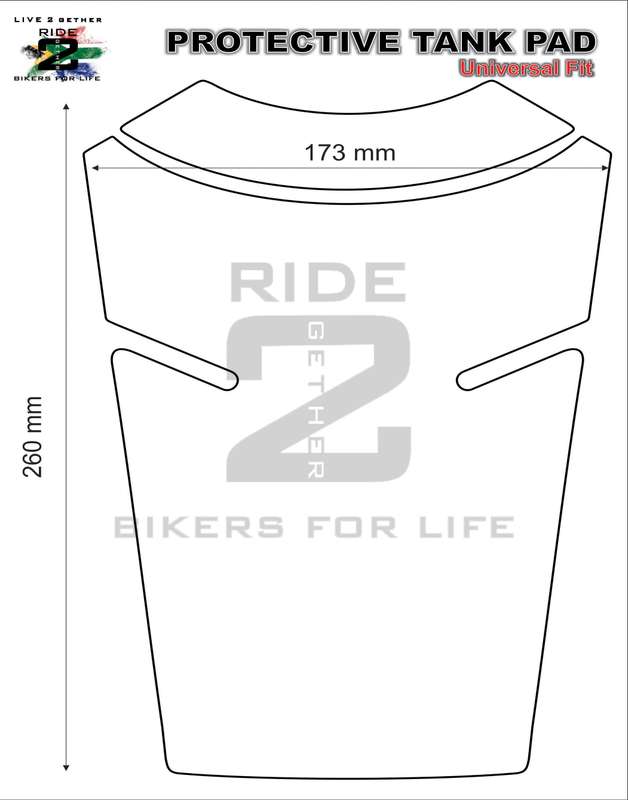 KTM Adventure 1290 Generic Orange Tank Pad