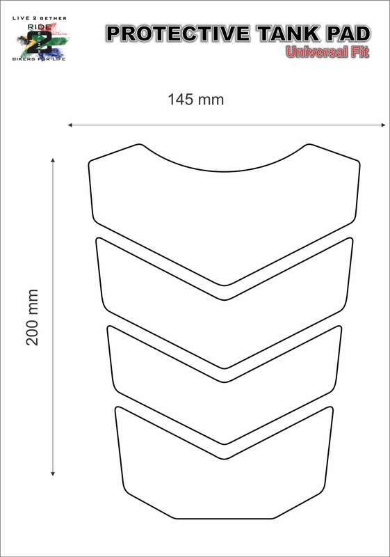 KTM Black Generic Tank Pad 2020 - 2022