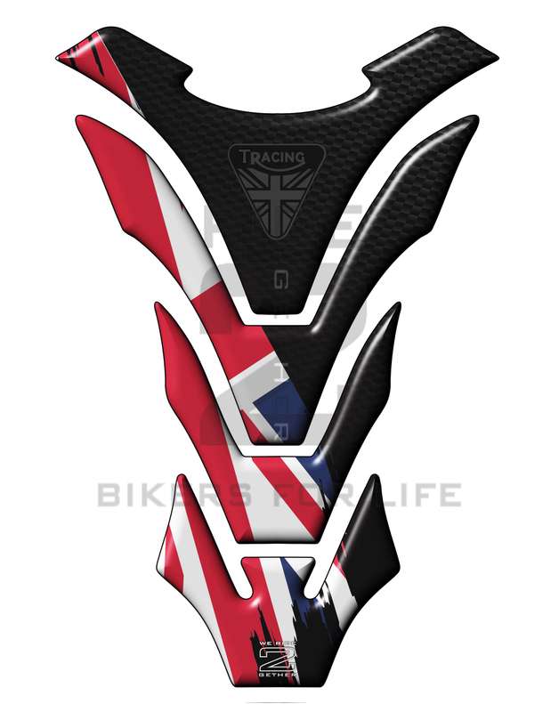Triumph Carbon Fibre Universal Fit Tank Pad Protector