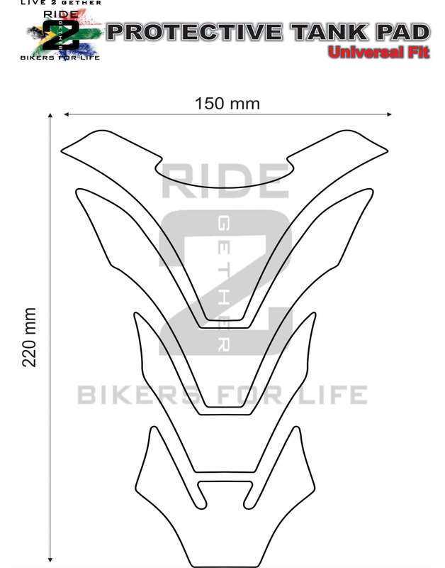 Triumph Carbon Fibre Universal Fit Tank Pad Protector