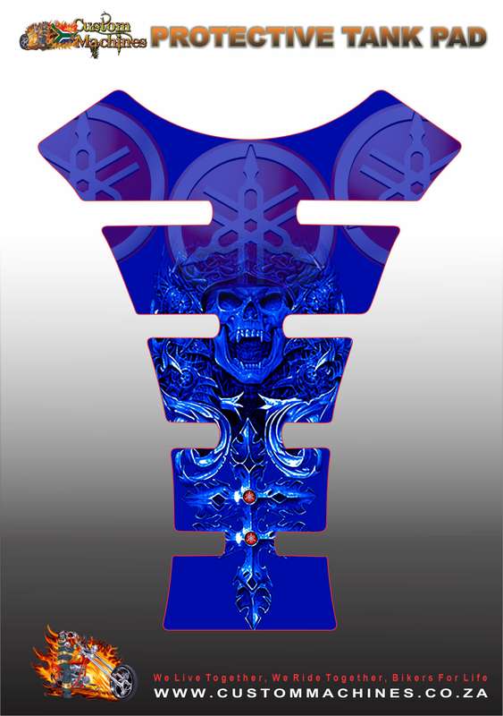 Yamaha Blue Maya Motor Bike  Tank Pad Protector