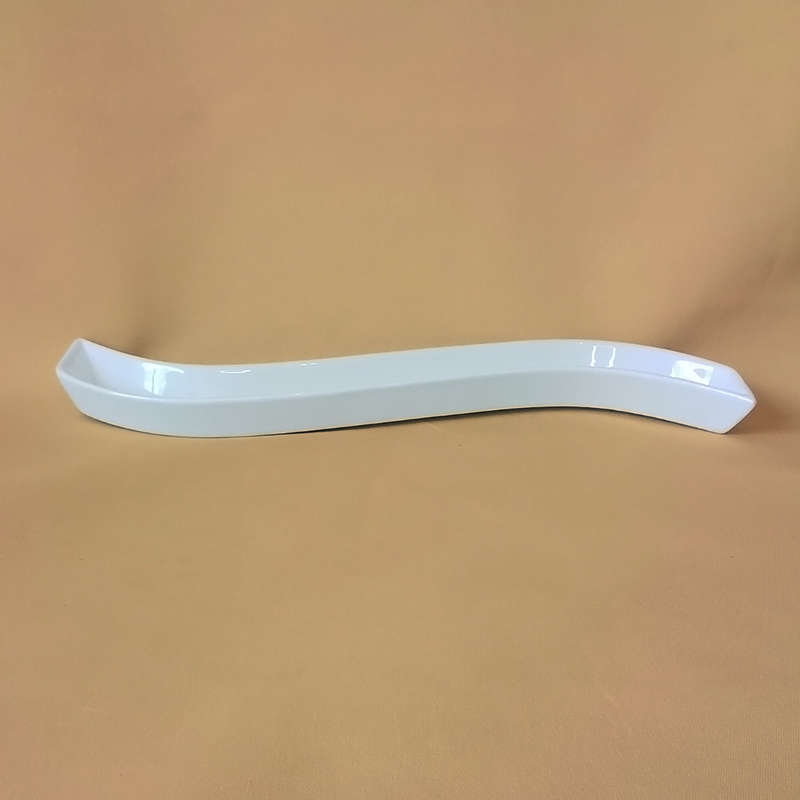 Ceramic Basic White Snack Server
