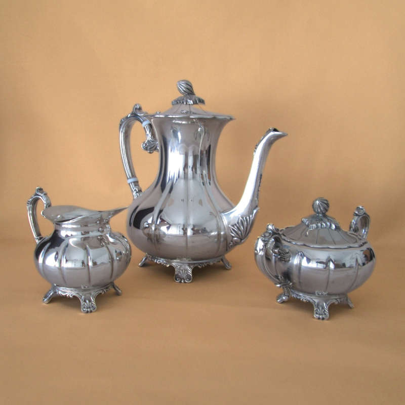 Vintage EM-ESS Silverware Tea Set