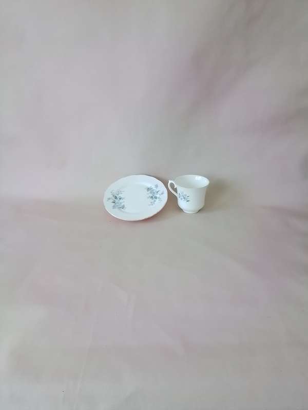 Queen Anne Tea Cup & Cake Plates