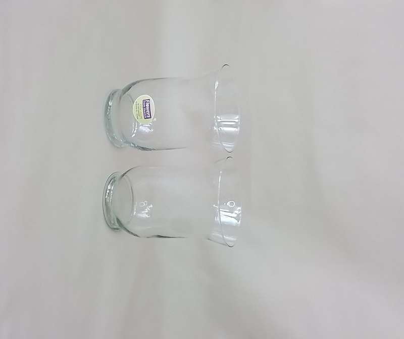 Glass Vases / Candle Holders 20cm