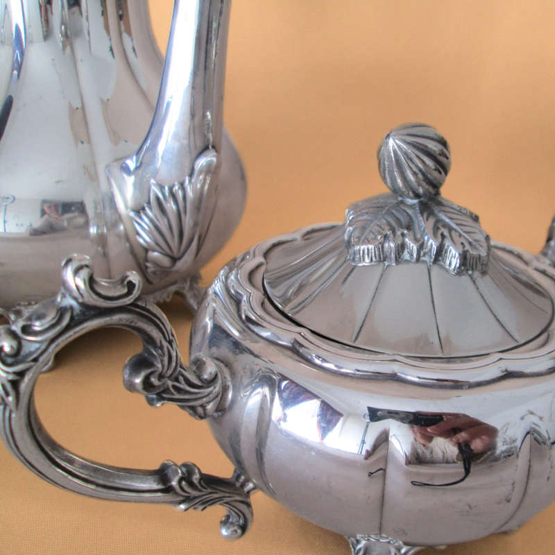 Vintage EM-ESS Silverware Tea Set