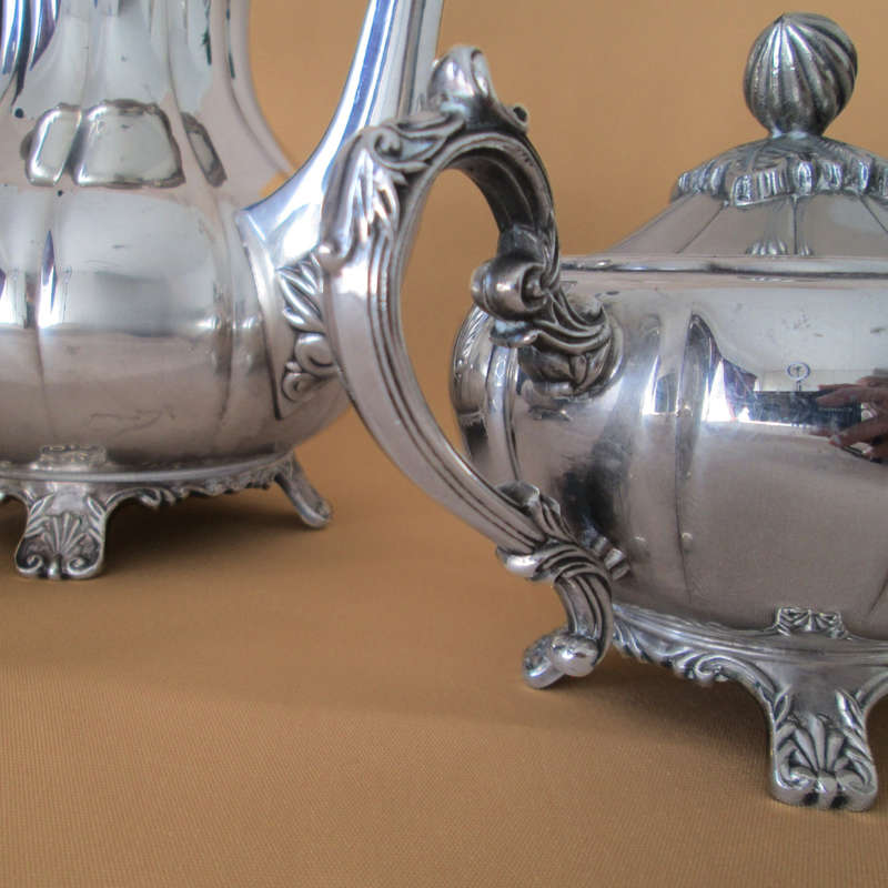 Vintage EM-ESS Silverware Tea Set
