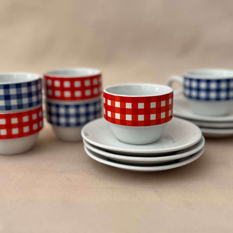 Set of 6 Boardmans Espresso Cups and Saucers