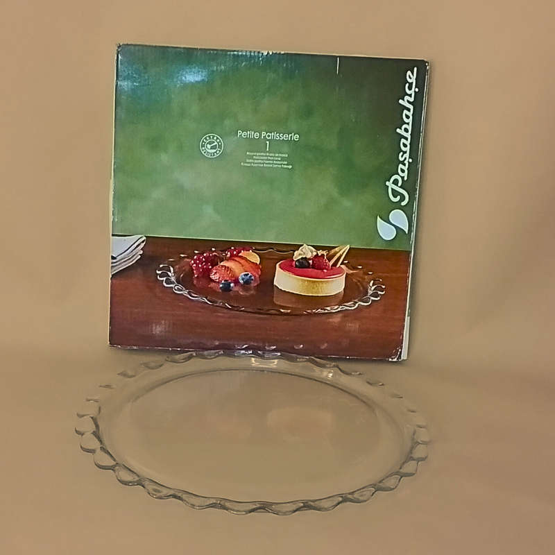 Pasabahce Petite Patisserie - Round Platter - New