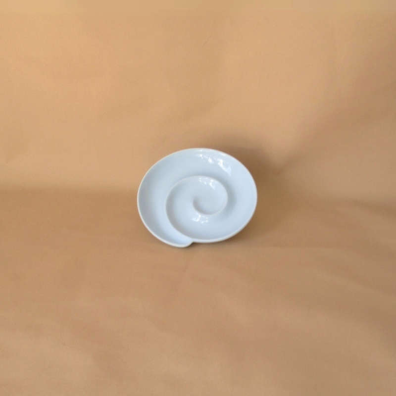 Basic White Spiral Snack Server 30cm