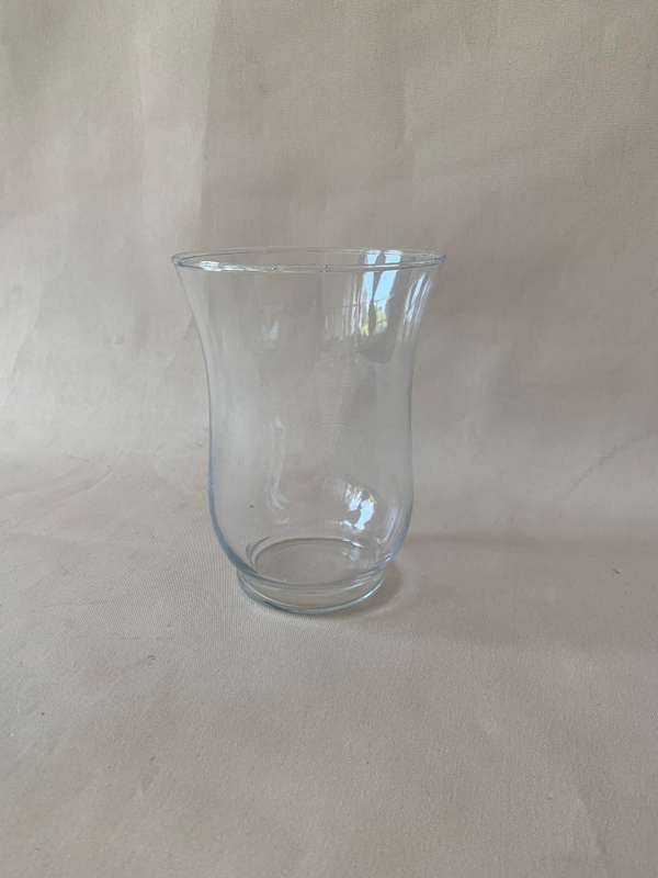 Glass Flower Vases  / Candle Holders 15cm