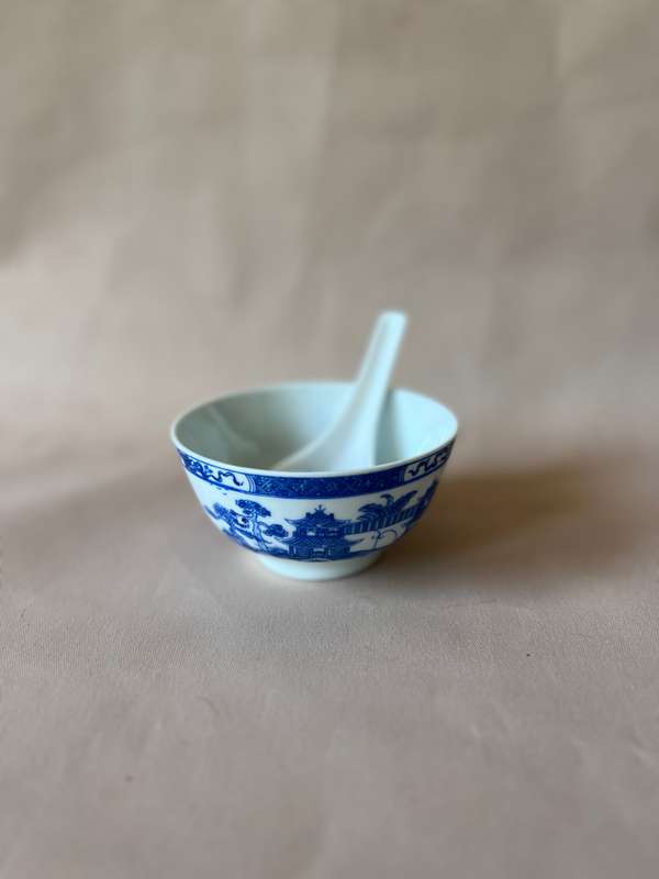 Chinese Bowl and Spoon Set
