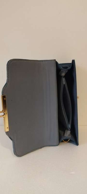 Ladies Navy Stud Handbag