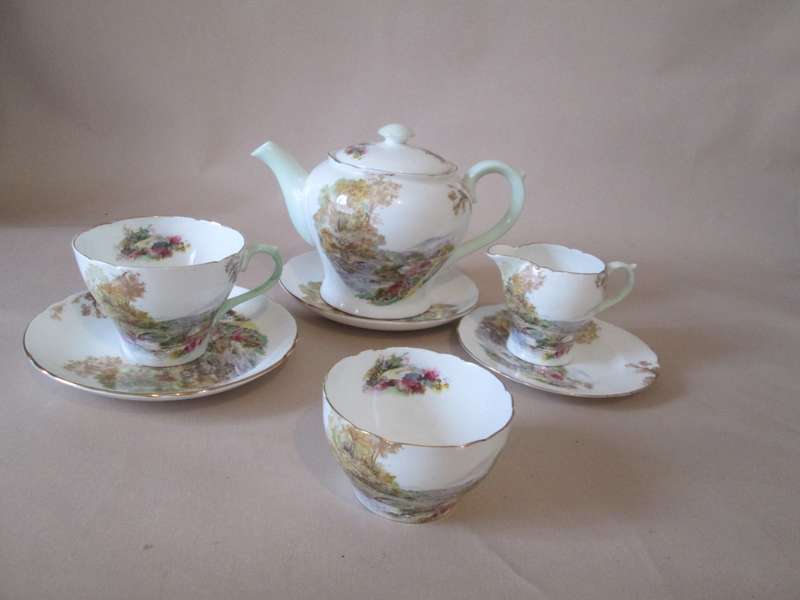 Shelley Fine Bone China England 7pc Tea Set